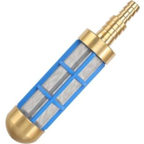 Pair Filtre d'aspiration en laiton pur - Convient pour nettoyeur haute pression - Pompe de camping-car - Filtre d'aspiration - Tuyau d'arrosage - Filtre à eau