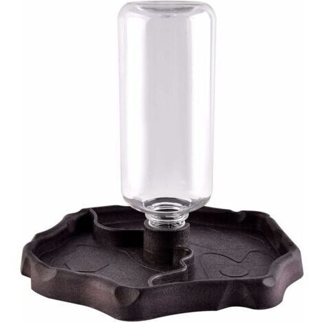 Pair - Fontaine boire pour animaux de compagnie, fontaine boire automatique 2 en 1 anti-claboussures tortue lzard reptile