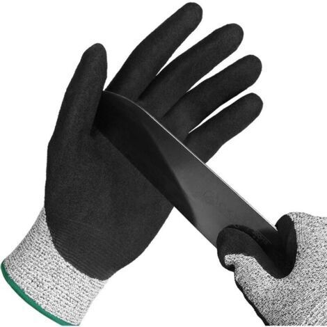 Pair Gant Anti Coupure,Gant Huitre La Protection De Niveau 5 En Treillis Métallique En Acier inoxydable Convient Aux Gants De Travail Pour Les Huîtres,La coupe De Viande, Le Jardinage Et La Sculpture
