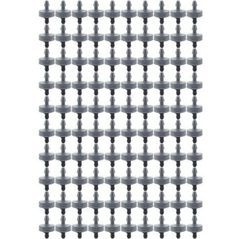 Pair Goutteur Irrigation, Système Irrigation Jardin Kit Goutte Automatique Arrosage émetteur Buse 100Pcs Sac 4L Compensation Pression Accessoire équipement Outil Arroseur Réglable Micro Flow Drip Head