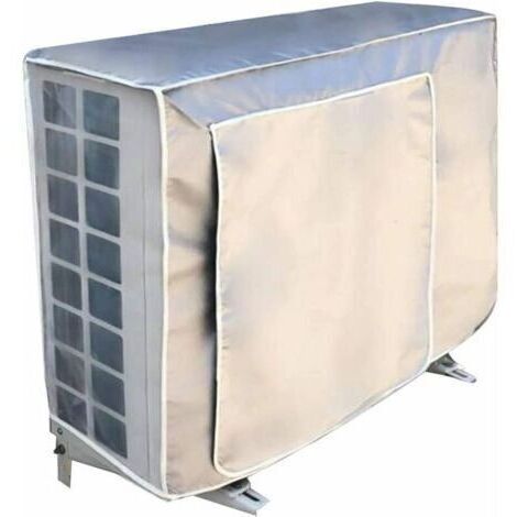 pair Housse Climatiseur Extérieur, Housse Pompe a Chaleur, Couvercle de Moteur de Climatiseur Universel, Anti-poussière,  1054075cm--
