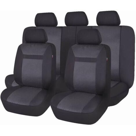 Pair Housse de siège auto universelle en maille 2 housses avant, 2 housses de dossier Compatible airbags Lavable en machine
