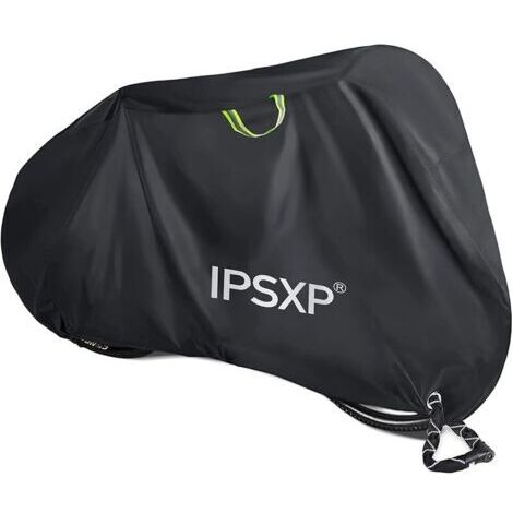 Pair Housse Vélo,Tissu Oxford 210D Epais Noir Bache Velo Exterieur (208×112×76cm),Protection Contre la Pluie,la Neige,la Poussière et les UV Housse Velo Exterieur Protection,pour VTT et Vélo de Route