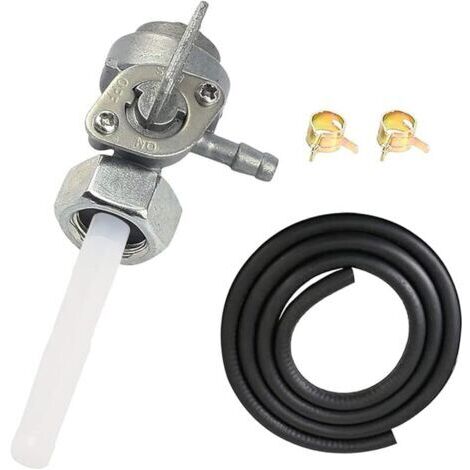 Pair Interrupteur de Carburant de réservoir de gaz Petcock pour générateur d'essence Chinois 5.5HP-16HP 168F 163CC 196CC 170F 208CC 211CC 173F 177F 182F 188F 190F