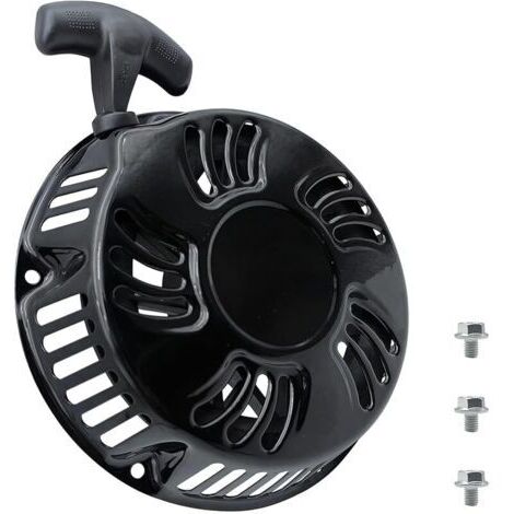 Pair Lanceur de Démarrage pour Predator 420cc Honda GX340 GX390 11-13HP Générateur 6500-9500W Champion Duromax Loncin Recoil Starter Noir