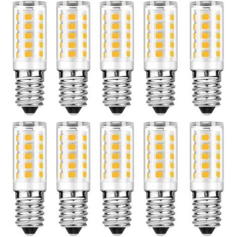 Pair - Lot de 10 Ampoule LED E14-Blanc Froid 6000K-5W Equivaut à Ampoule Incandescente 50W 500LM-Non-Dimmable