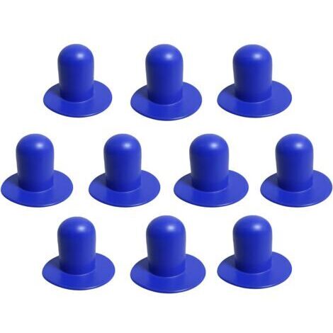 Pair - Lot de 10 Bouchons de Bouchon de Piscine étendus, Bouchon Pompe Filtre Bestway Lay Z Spa Filtre Lay Z Spa Filtre de Piscine de Rechange Compatible avec Pool (Bleu, étendu)
