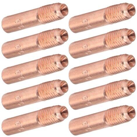 Pair - Lot de 10 buses conductrices en cuivre 0.9mm – Buses de soudage MIG pour applications industrielles – Installation rapide et facile