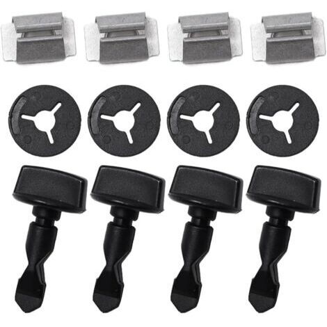 Pair Lot de 12 vis d'attelage remorque Vis pour la pince de fixation du pare-chocs pour A3 8P A1 Q5 Q7 TT Golf 4 5 6 7 Transporter T3 T4 T5 T6 Polo CC Jeta 6N0129355