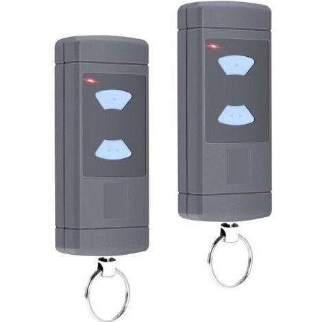 Pair Lot de 2 émetteurs manuels pour ouvre-porte de garage - 868 MHz - Remplacement pour Horman HSE2-868 HSM4-868 HS4-868