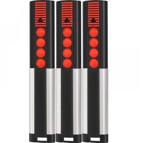 Pair Lot de 3 868MHz Telecommande Portail, Telecommande Porte de Garage Compatible avec Telecommande 4020 TX03-868-4, 4026 TX03-868-2, 4020V000, 4026V000, Bip Portail Porte De Garage, 4 Canaux