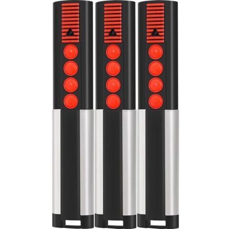 Pair Lot de 3 868MHz Telecommande Portail, Telecommande Porte de Garage Compatible avec Telecommande 4020 TX03-868-4, 4026 TX03-868-2, 4020V000, 4026V000, Bip Portail Porte De Garage, 4 Canaux