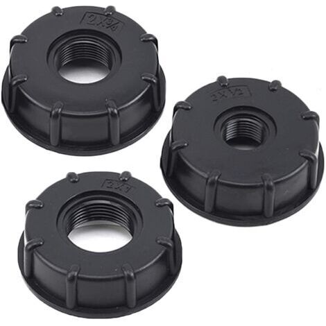 Pair Lot de 3 Joints pour Barils Chimiques de 1000 litres - Tonne IBC, Filetage à 6 Points