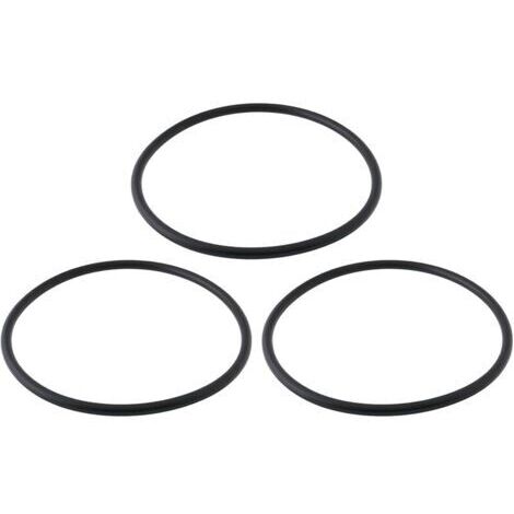 Pair Lot de 3 joints toriques de rechange CLX200K pour couvercle de chlorinateur de piscine, compatibles avec Hayward CL200, CL220 et CL220BR Noir