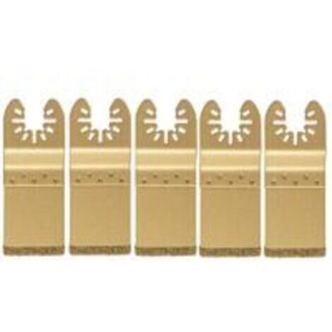 Pair Lot de 5 Lame de Scie DiamantéE Oscillante Universelle Ensemble pour la LibéRation Ajustement Multi-Outils Coupe Dics
