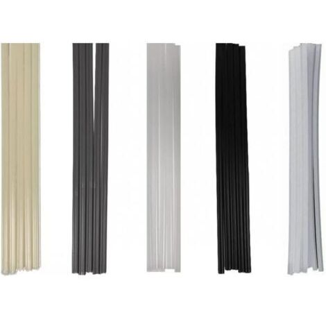 Pair Lot de 50 tiges de soudage plastique ABS/PP/PVC/PE – Non toxiques et résistantes – Pour soudures précises et durables - 50Pcs