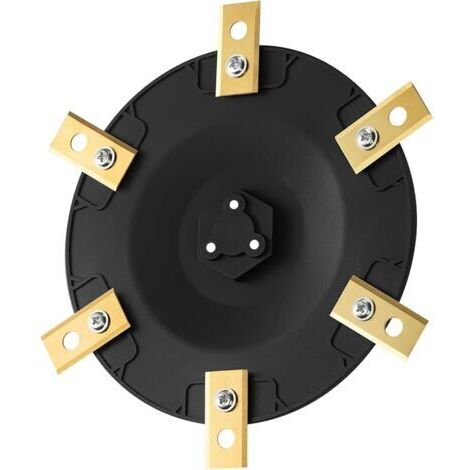 Pair [Mise À Niveau] Disques de Lame + 6 pièces Lame compatibles avec Einhell Freelexo Cam 350, 500, 600 Plus, Disque de Couteau pour Tondeuse Robot, Disque Rotatif pour Tondeuse Robotisée