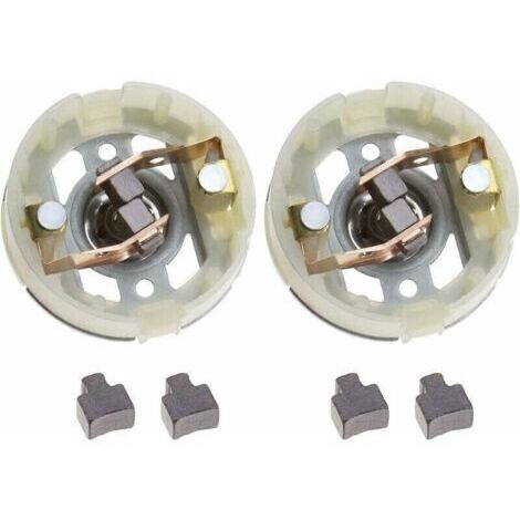 Pair Moteur RS550 Porte-balais de Charbon et 4x Balais de Charbon LO-Ron