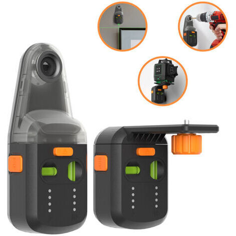 Pair - Niveau laser collecteur de poussière perçage batterie intégrée