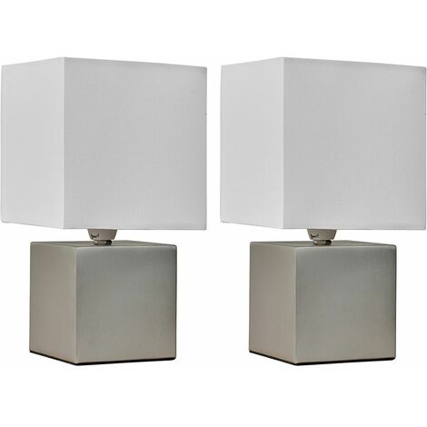 pair of bedside table lamps