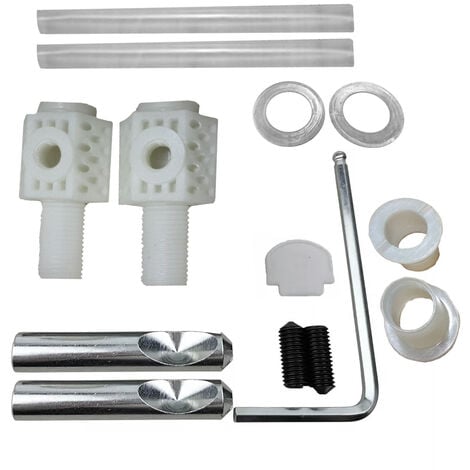 Pair of Zink Plated Fixing Bolts Kits for Wall Hung Toilet