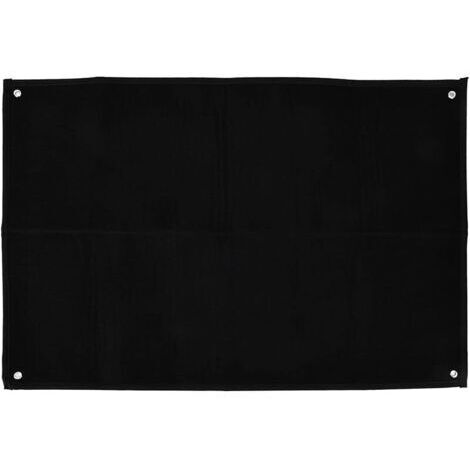 Pair Panneau d'affichage de Collection, Support Mural de Panneau d'affichage de Collection de Patch Militaire pour emblèmes de Crochet et de Boucle de Moral(Noir)