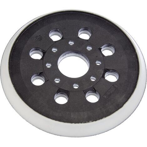 Pair - Plateau de ponçage 125 mm à 8 trous – Pour ponceuses excentriques – Abrasion optimale pour peinture et plâtre - GEX 125-1 AE