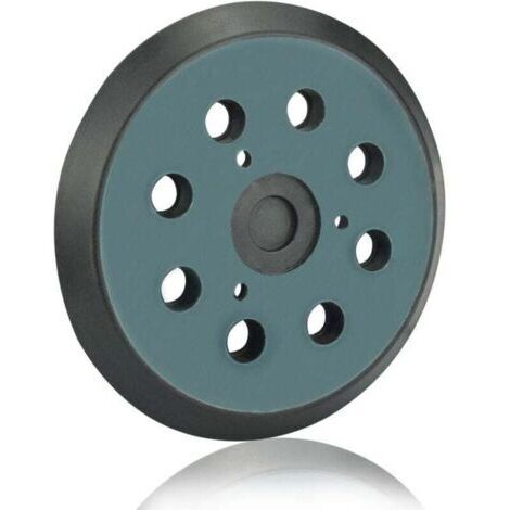 Pair Plateau de Ponçage Makita 125mm Disques de Ponçage à 8 Trous Patin Ponceuse Makita 5 Pouces pour Makita BO 5010, 5030, 5031, 5041, DeWalt DW420, DW421, Porter Cable 390, 382, 343(Noir)