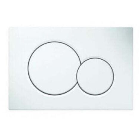 Pair Pour Geberit Sigma01 - Plaque de déclenchement SIgma01, Blanc - 115.770.11.5