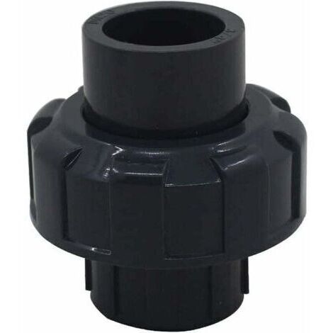 pair Raccord union pvc 32mm piscine manchon union pvc raccord pour pompe filtre，DN25 (Diamètre Intérieur 32mm)