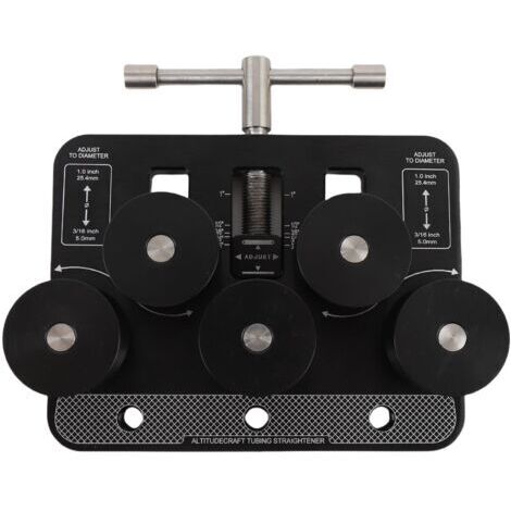 Pair - Redresseur de tubes portatif, redresseur de conduites de frein et de carburant en aluminium pour tubes de 3/16 à 1 pouce de diamètre