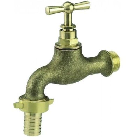 Pair Robinet de Jardin à clapet avec nez cannelé R15BR  Boutté