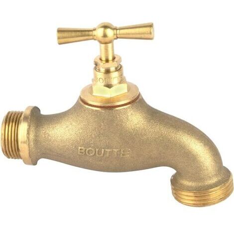 Pair Robinet de Jardin à clapet R20B  Boutté