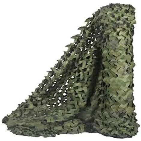 Pair - Rouleau de filet de camouflage grand format – protection solaire idéale – camouflage jungle – 1,5 m x 3 m