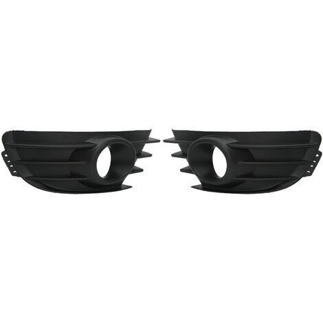 Pair - SJLERST 1 Paire de Couvercles de Calandre Antibrouillard, Calandre de Pare-chocs Avant Antibrouillard Noir pour Citroen C4 2004‑2008