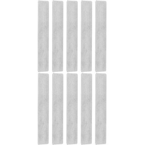 Pair - SJLERST 10 pièces accessoires de pompe rectangulaire en fonte de plaque de soupape de compresseur d'air pour cylindre de 51mm