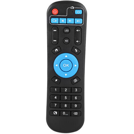 Pair - SJLERST Boîtier décodeur de remplacement, télécommande STB pour T95Z Plus T95U Pro T95V Pro Q Plus QBOX