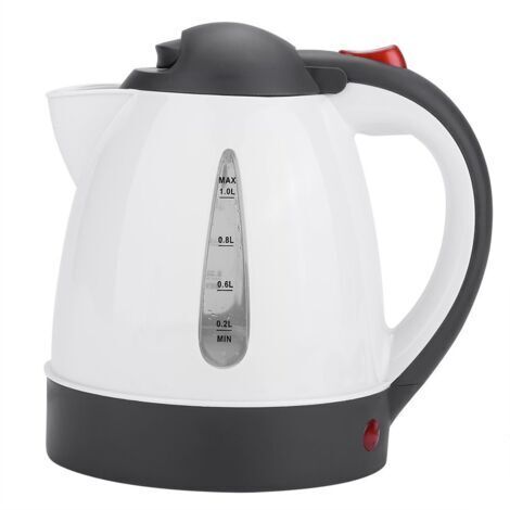 Pair - SJLERST Bouilloire electriques de Voiture Portable, Bouilloire de Voyage 1000 ML 24 V Portable en Acier Inoxydable Bouilloire de Voiture Chauffe-Eau à Tasse Chauffante pour Eau Chaude Café Thé
