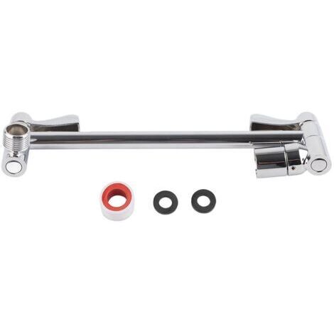 Pair - SJLERST Bras extensible réglable pour pomme de douche, fixation murale, pour salle de bain