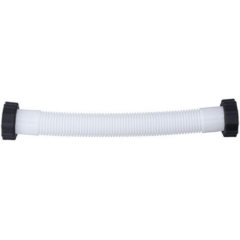 Pair - SJLERST Tuyau de rechange pour pompe de piscine Intex 1,5 po de diamètre Tuyau de remplacement pour piscines hors sol Blanc 0,4 m / 1,3 pi