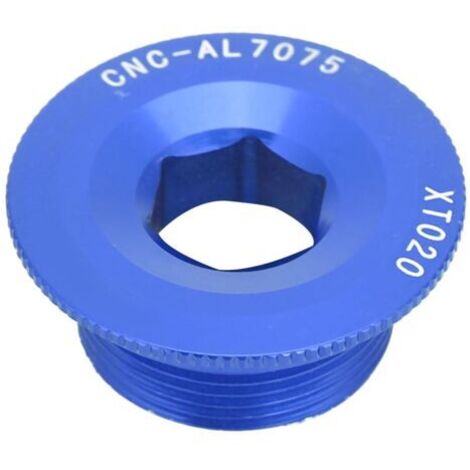 Pair - SJLERST Vis de Volet de Berge de Manivelle BB BB Axis Vis d'aluminium M20X10MM (BLUE)