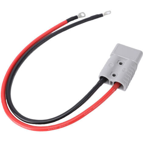 Pair - Support 175 A pour connecteur Anderson avec câble 6 AWG, joint torique, connecteur rapide de batterie, prise pour chariot élévateur, câble d'alimentation pour remorque, faisceau d'alimentation 
