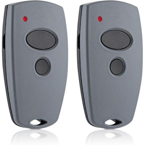 Pair Télécommande 868,3 MHz pour Marantec 302 384 304 313 321 323 131, Télécommande de Rechange pour Marantec 2 Canaux, Lot de 2