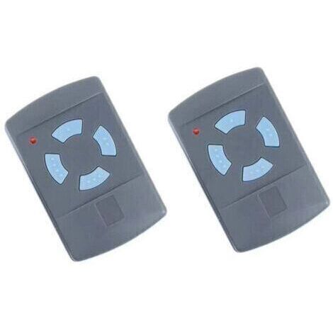 pair Télécommande de Garage Sdre HSM4 868 MHz avec 4 Boutons Couleur Bleue Remplacer Les émetteurs Hormann 868 MHz HS4 HSM2 HSP4 868 HS1 868 Tubauto HSM4 868 Tubauto HS4 868Fréquence, 2PACK