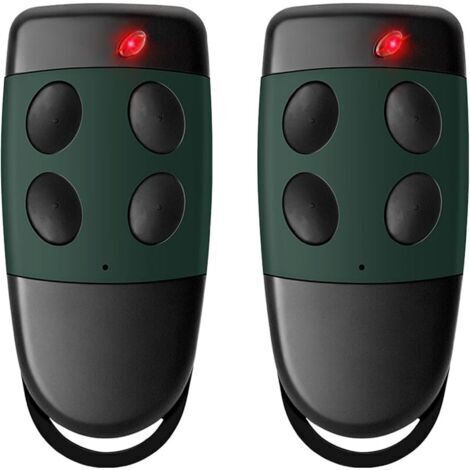 Pair Télécommande pour Cardin s449, 433.92 MHz 2 Canaux, Compatible avec Cardin S449 QZ1, S449 QZ2 (Code TXQ449100 et Remplace le TXQ449200) (Pack de 1) (2, 4 Canaux)