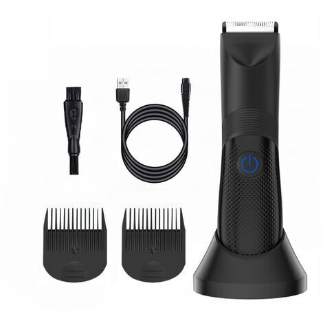 Pair - Tondeuse multifonction, 4 accessoires, LED, IPX7, USB-C, noir