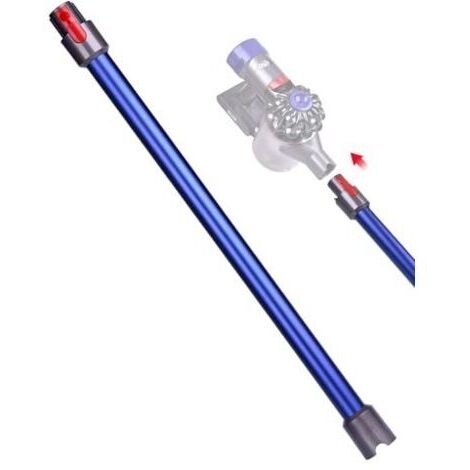 Pair Tube Télescopique Pour Dyson V7 V8 V10 V11 V15 Aspirateur- Tube D'extension Rigide avec Dégagement Rapide 72.5cm - Bleu