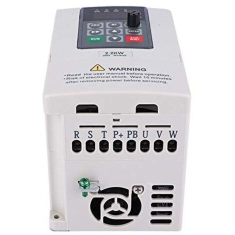 Pair - Variateur de fréquence VFD 380V 2.2KW – Contrôle de vitesse triphasé – Couple élevé – Protection contre surintensités et surtensions