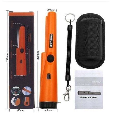 pair Vente chaude-Détecteur de Métaux Pinpointer, Metal Detector métal Pinpointer Accessoires de Détection de Pointeur de Métal Etanches à l'eau et à Balayage IP66 Etanches pour Chasse aux Trésors ,de