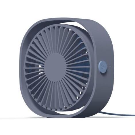 Pair - Ventilateur USB, mini ventilateur, ventilateur silencieux, ventilateur USB silencieux portable 3 vitesses réglables USB, ventilateur USB pour camping, bureau, sport, voyage, alimenté par USB (b